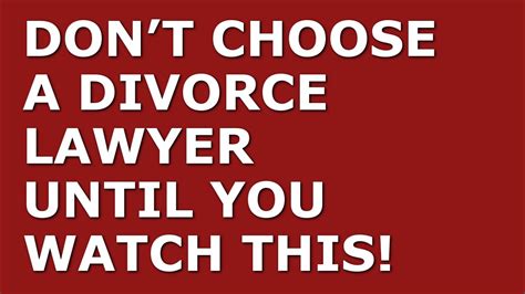 How To Find A Good Divorce Lawyer Step By Step Guide Youtube