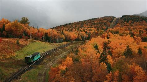 Mt Washington New Hampshire ~ A Train Ride Through Autumn Foliage