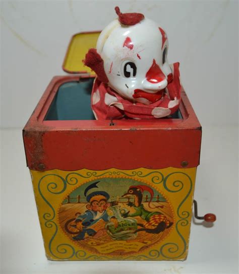 Jack In The Box Vintage Clown Jack In The Box