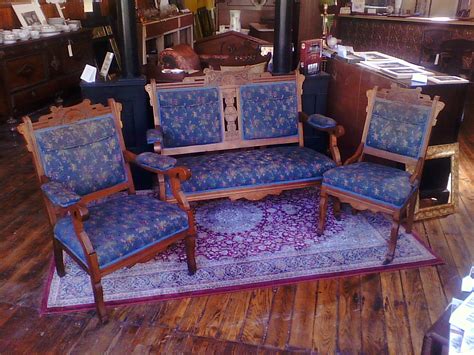 Home>modern chairs>chair sets>parlor chair (2 set). Victorian 3 Piece Parlor set For Sale | Antiques.com ...