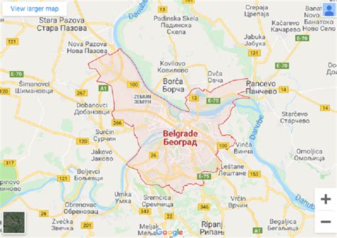 Najnovija Mapa Beograda Mapa Mcdonald