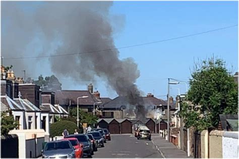 Blaze Breaks Out At Two Garages In Fife Street As Fire Crews Scrambled
