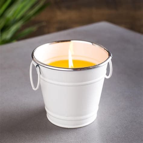 Our Classic Gardina Metal Bucket Citronella Candles Are A Great Way To