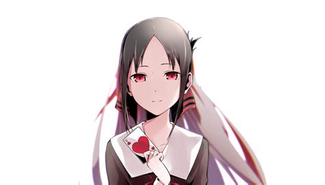 With minimalist, red, white, girls, black hair tags. Kaguya-sama: Love is War HD Wallpaper 4K Ultra HD - Kagome.it