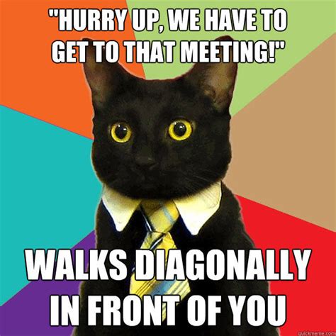 Business Cat Meme Cartoon ~ Backusmarketinganddesign