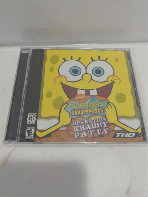 Spongebob Squarepants Operation Krabby Patty Pc 2001 For Sale