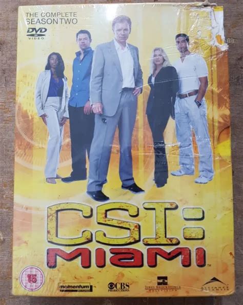 CSI CRIME SCENE Investigation Miami Complete Season 2 DVD New