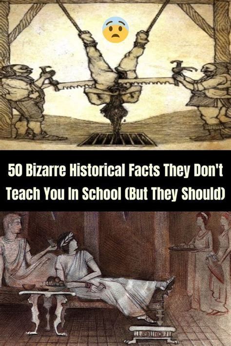 50 Bizarre Historical Facts They Dont Teach You In School But They