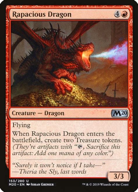 Rapacious Dragon Magic The Gathering Magic The Gathering Cards The