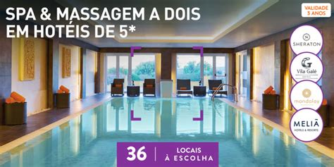 Spa And Massagem A Dois Em Hotéis De 5 36 Locais à Escolha Spa Packs Presente Odisseias