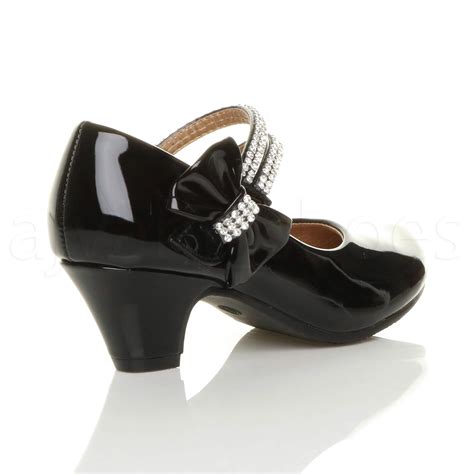 Find a variety of adorable mary jane shoes for babies, toddlers and big girls at stride rite. GIRLS KIDS CHILDRENS LOW HEEL PARTY WEDDING MARY JANE ...