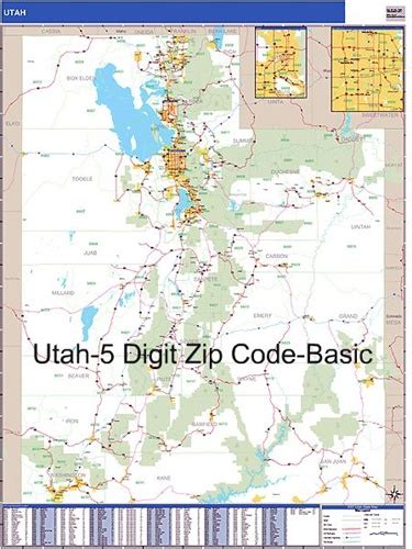 Utah Zip Code Map From