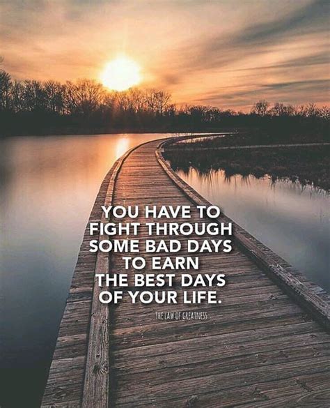 Inspirational Positive Quotes You Have To Fight Through Some Bad Days