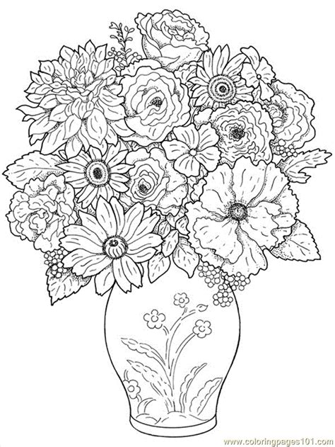 Check spelling or type a new query. Flower Coloring Pages 24 Coloring Page - Free Flowers ...