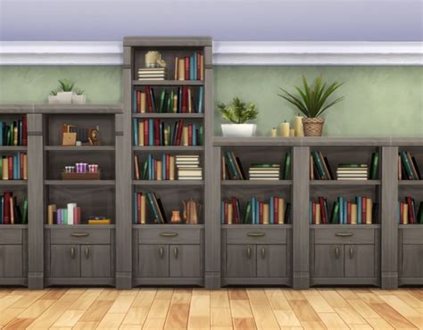 Mod The Sims Muse Shelf Add Ons By Plasticbox Sims 4