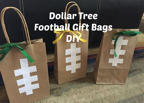 Dollar Tree Football T Bags Diy Football Ts Football Team