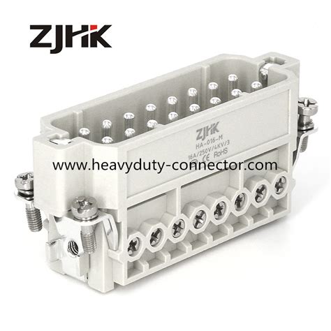 16p Male 16 Amp 240v Heavy Duty Power Connectors 16 Pin Rectangular