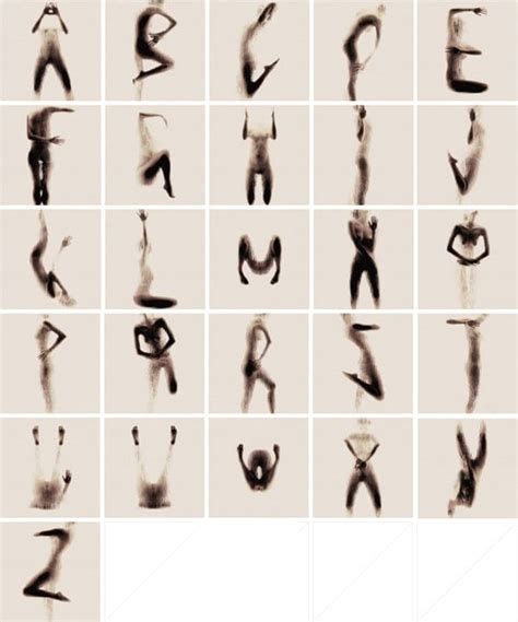 Greek Artist S Naked Silhouette Alphabet GreekReporter Com