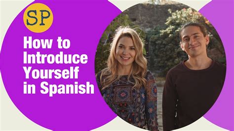 Try a free lesson and start speaking right away! How to Introduce Yourself in Spanish | Greetings and Introductions - YouTube
