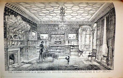 Interiors 19th Century Architectural Drawings By Editor Very Good