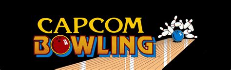 Capcom Bowling Arcade Marquee 26 X 8 Arcade Marquee Dot Com