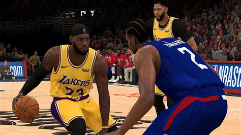 Nba 2k20│lakers Vs Clippers 4k Full Match│pc Wmods Youtube