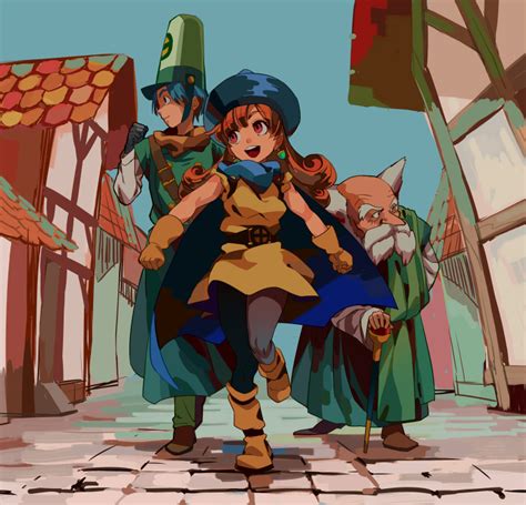 Alena Clift And Brey Dragon Quest And More Drawn By Mogura Mogura Danbooru