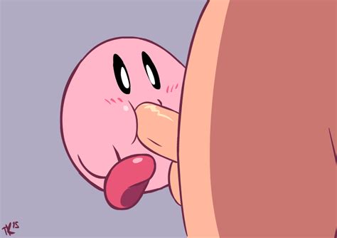 Rule 34 Animated Blush Fellatio Kirby Kirby Series Male Nintendo Oral Penis Sex Size