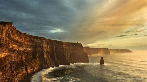 Hd Wallpaper Pretty Cliffs Of Moher County Clare Ireland Europe