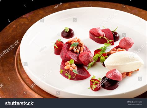 Chef approved recipes including dinners, desserts, sides, slow cooker recipes, copycat recipes that are easy to make, homemade and family friendly. Fine Dining Dessert Beet Root Cherry Stock Photo 518977255 ...