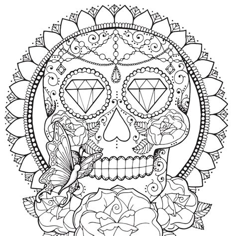 Coloring pages for kids skulls and skeletons coloring pages skeleton. Pin on Coloring books