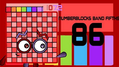 Numberblocks Band Fifths 86 Youtube