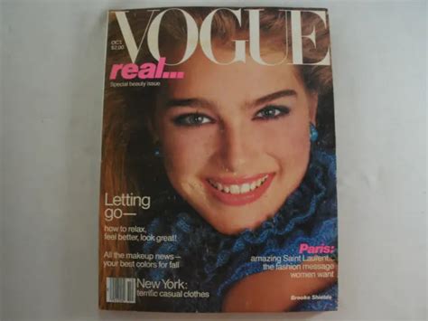 Vogue Magazine October 1980 Brooke Shields 2299 Picclick