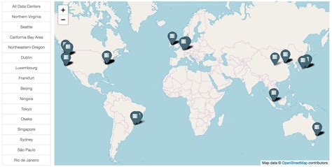Geolocation Where Are Aws Data Center Locations Listed Stack Overflow