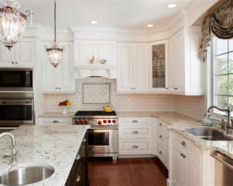 On the other hand, my personal recommendation is to use this granite with white cabinets. Delicatus White Granite Home Design Ideas, Pictures ...