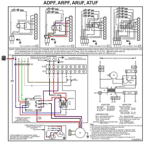 Cont rol wiring line voltage service panel hail guard option al service panel see note. Trane Heat Pump Thermostat Wiring Diagram / 5 Wire ...