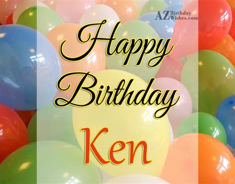 Happy Birthday Ken Images Printable Template Calendar