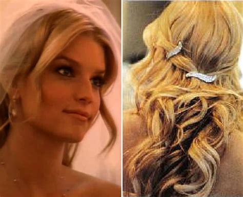 Art I Know I Know It S Jessica Simpson But I LOVED Her Wedding Hair
