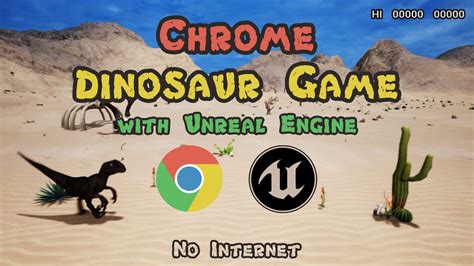 How far will you make it in this endless running game? I Made Chrome Dinosaur Game in Unreal Engine 4