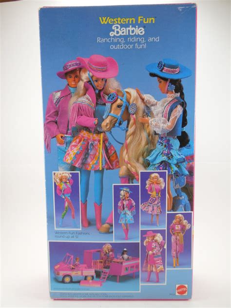 Reserved Vintage Western Fun Barbie Cowgirl Barbie By Mattel Etsy