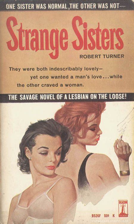 Cover Of Book Strange Sisters Pulp Lesbian Pulp Fiction Pulp