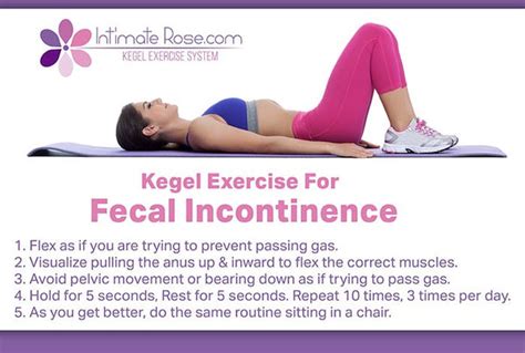 Fix Bowel And Fecal Incontinence With Kegel Exercises Intimate Rose