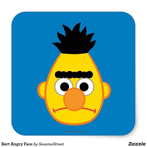 Bert Sesame Street Face