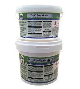 Epoxy, resin base / polymer binder. Food grade save contact epoxy paint - FK-45 FoodGrade ...