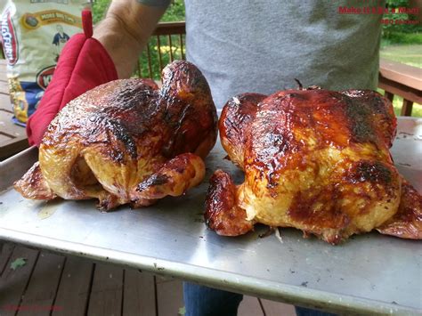 how to barbecue whole chickens on the charcoal grill make it like a man