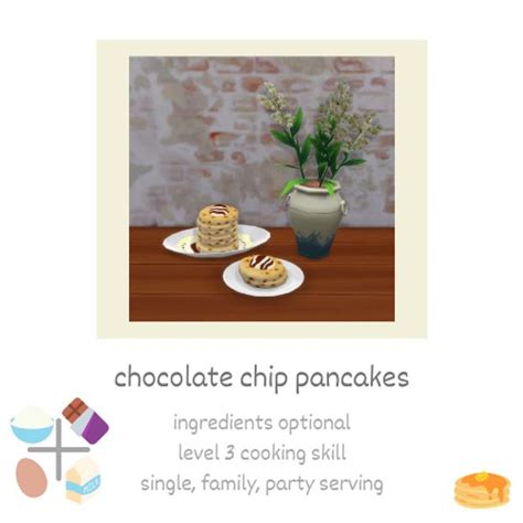 Chocolate Chip Pancakes 🍫🥞 Littlbowbub Chocolate Chip Pancakes