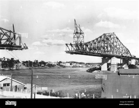 Brisbanes Story Bridge Under Construction 1939 Location Brisbane