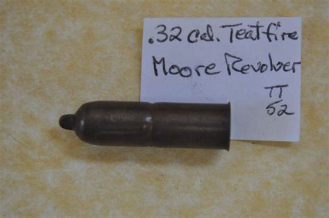 Civil War Moore Revolver 32 Cal Teat Fire Cartridge Bullet Antique