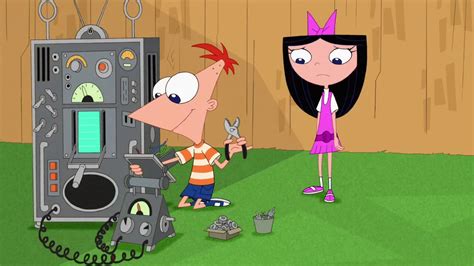 Image Kid Phineas And Isabella In Backyard Phineas And Ferb