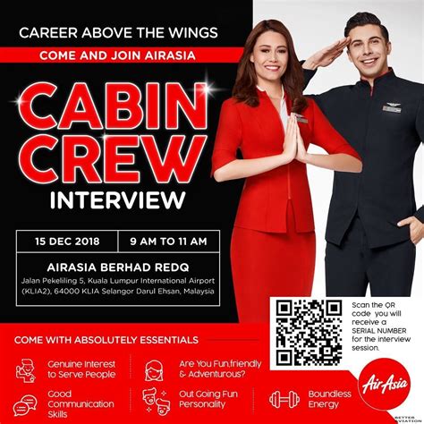 Currently staying in puchong with. AirAsia Cabin Crew Walk-In Interview [Kuala Lumpur ...